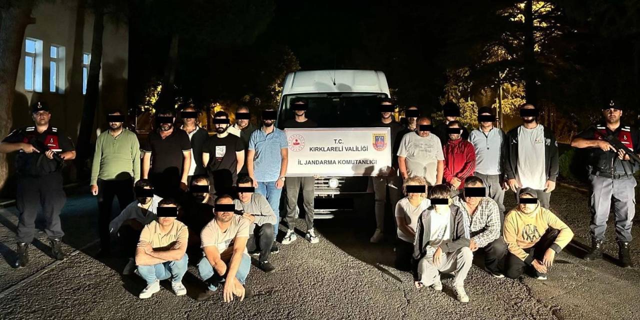 Kırklareli’nde 186 Düzensiz Göçmen Yakalandı