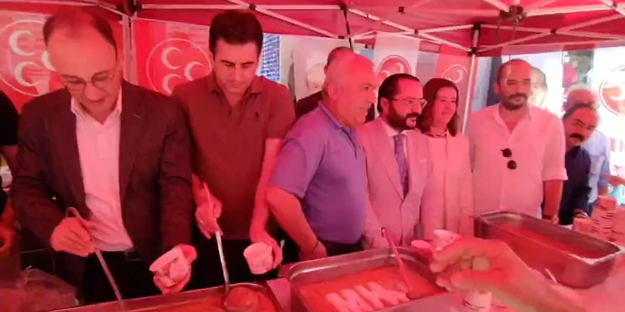 Denizli Mhp’nin Aşure Hayrı Binlerce Kişiyi Buluşturdu