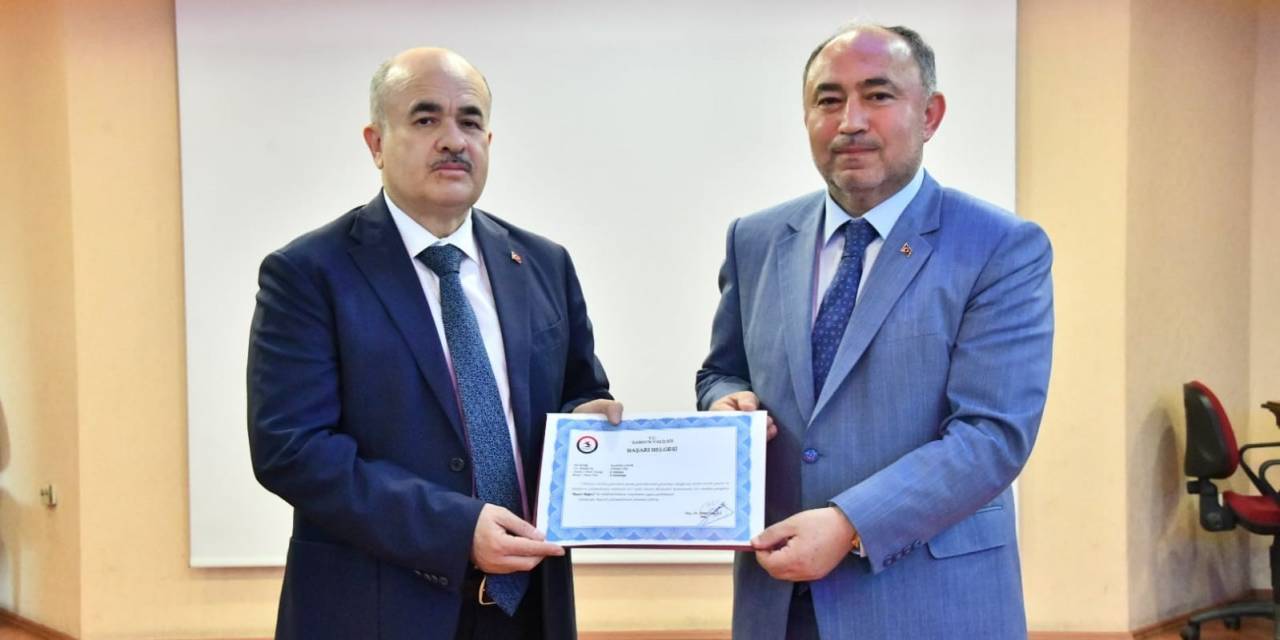 “değerlerinle Yaşa Huzuru Yakala Projesi” Görevlileri Ödüllendirildi