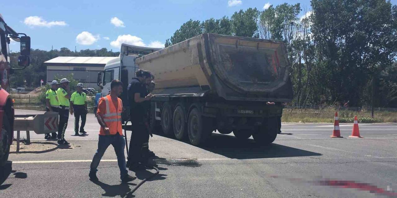 Tekirdağ’da Feci Kaza: Motosikletiyle Hafriyat Kamyonunun Altında Kalarak Hayatını Kaybetti