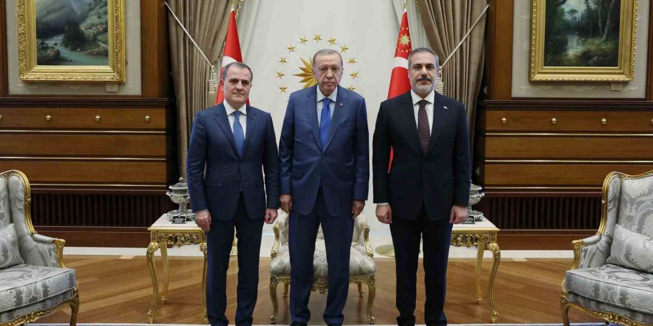 Cumhurbaşkanı Erdoğan, Azerbaycan Dışişleri Bakanı Ceyhun Bayramov’u Kabul Etti