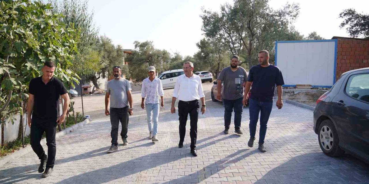 Ayvalık’ta 20 Bin Metrekarelik Yol İle Tepecik Mevkisi’nin 20 Yıllık Sorunu Çözüldü