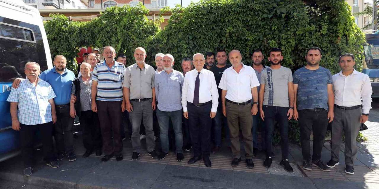 Yenimahalle Belediye Başkanı Yaşar, Dolmuşçu Esnafının Sorunlarını Dinledi
