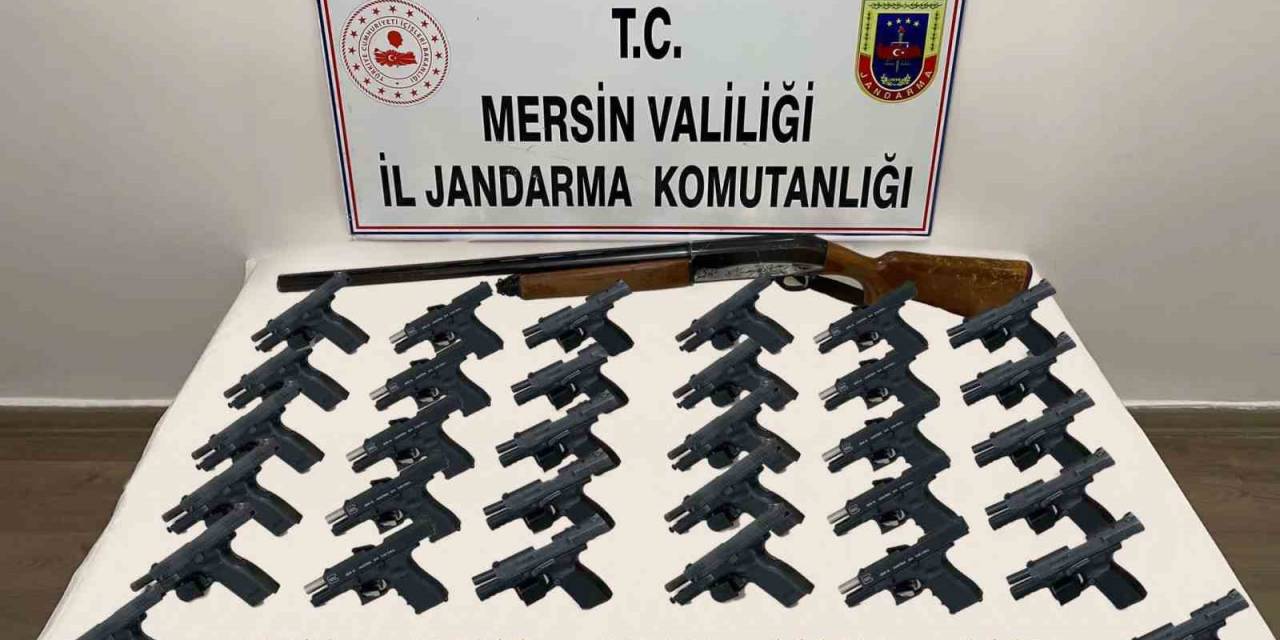Mersin Merkezli 3 İlde Kaçak Silah Operasyonu: 12 Gözaltı
