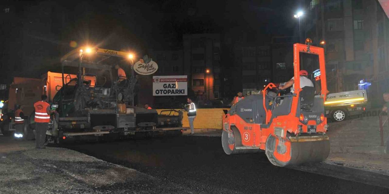 Sbb’den Asfalt Çalışması Ve Yeni Futbol Sahası