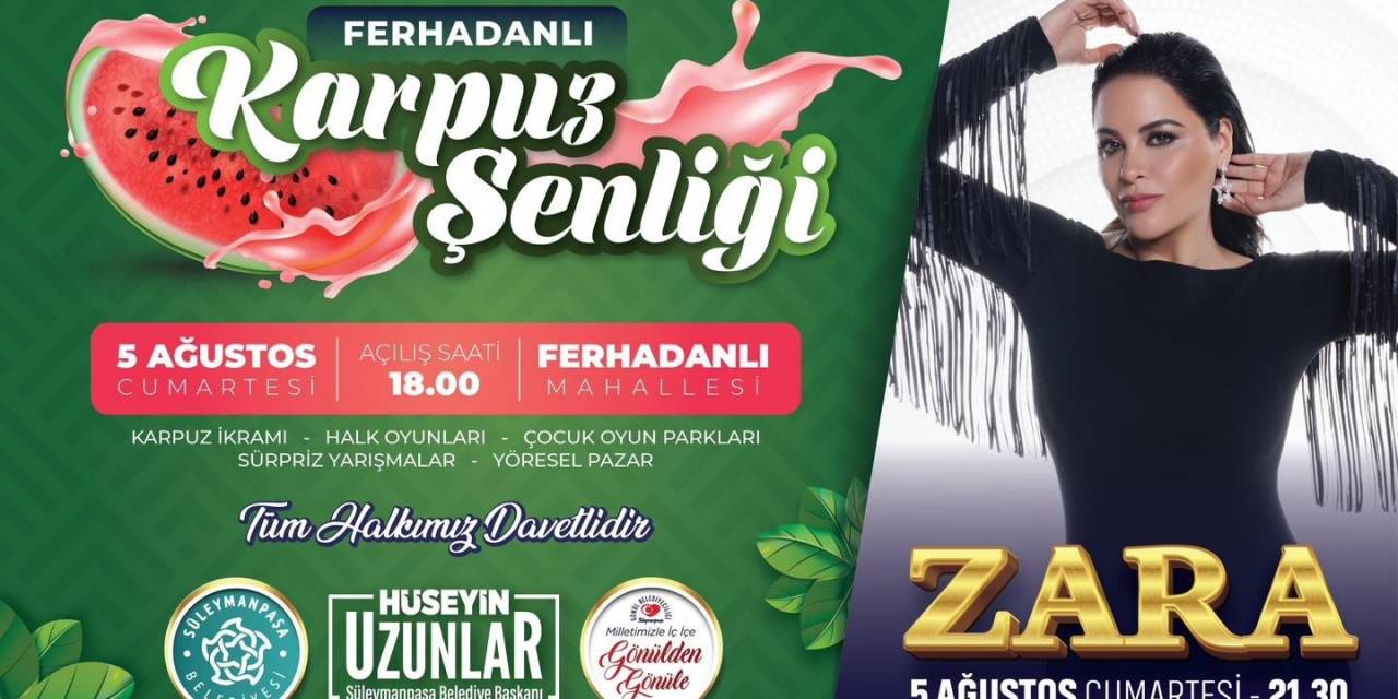 Tekirdağ’da Karpuz Şenliği Başlıyor