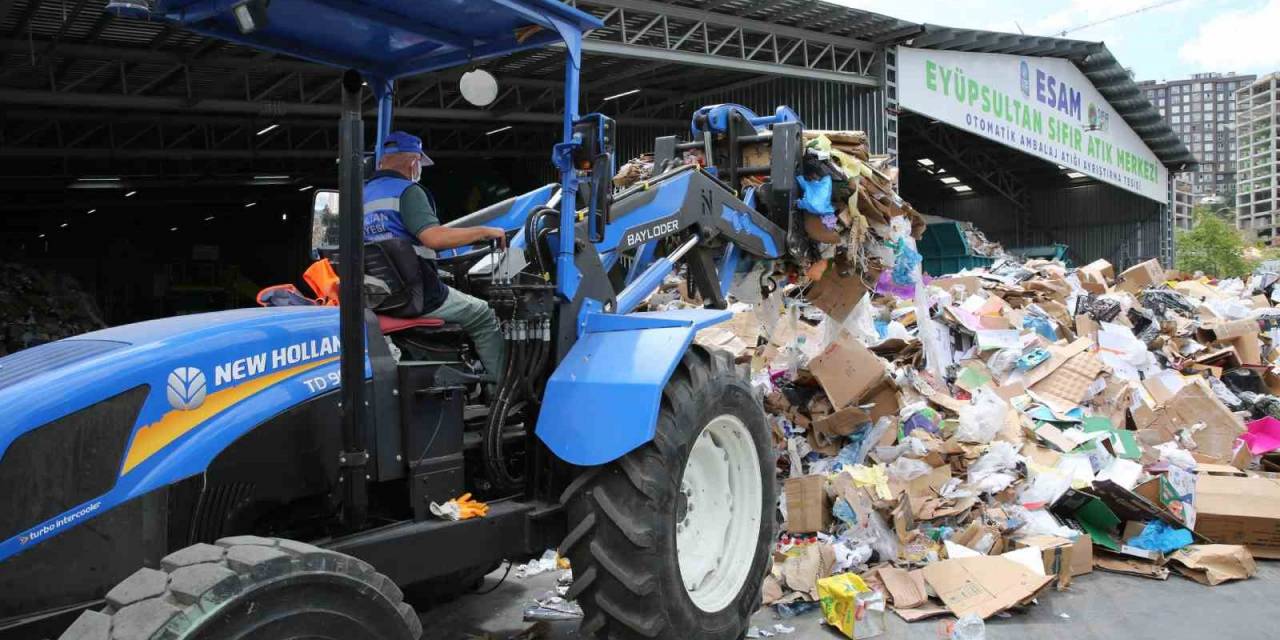 Avrupa Yakası’nın İlk Otomatik Ambalaj Atığı Ayrıştırma Tesisi Eyüpsultan’da