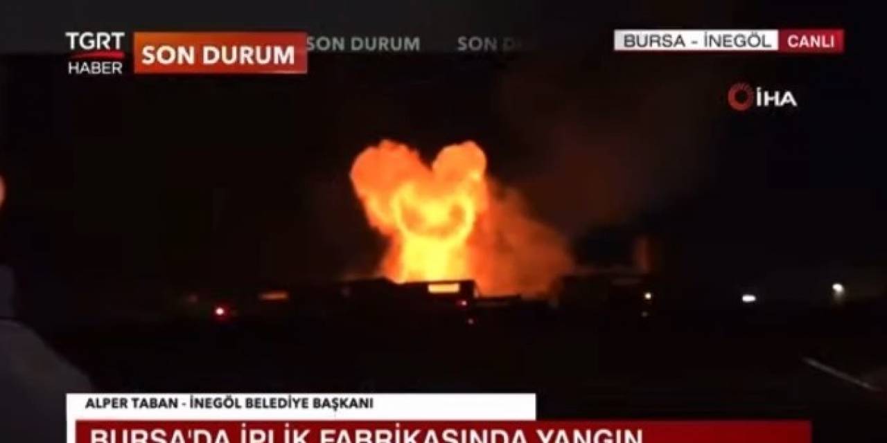 Canlı Yayında Fabrika Böyle Patladı