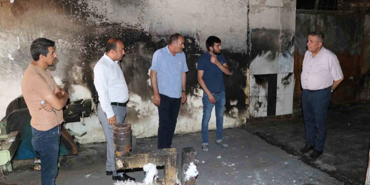 Kırşehir Esnafını Korkutan Yangın Elektrik Kontağından Çıkmış