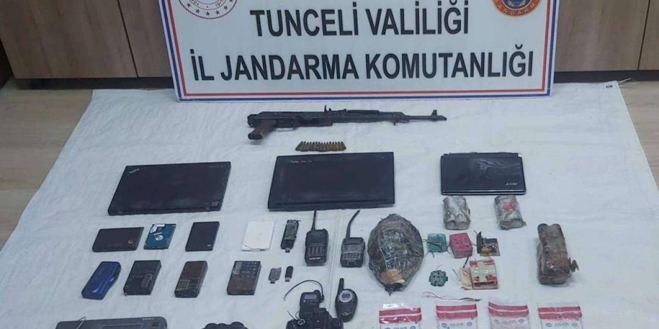 Tunceli’de 4 Sığınakta Çok Sayıda Mühimmat Ele Geçirildi