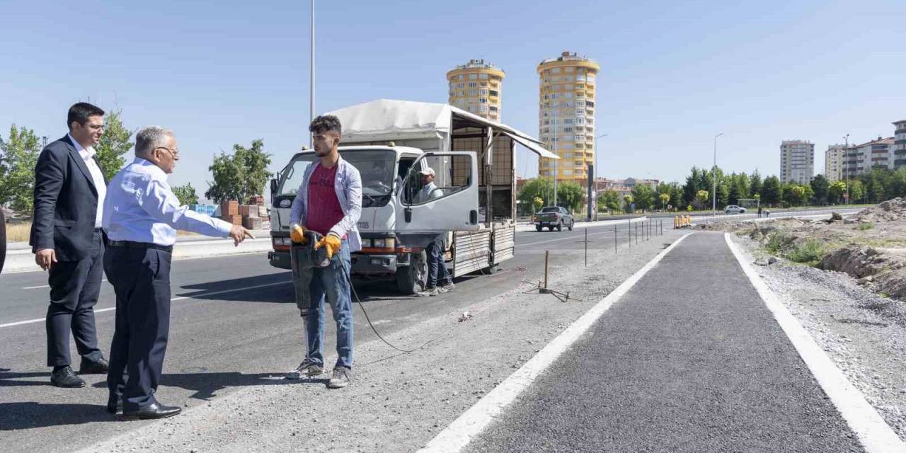 Başkan Büyükkılıç’tan Yeni Yapılan Yollara ‘bisiklet Yolu’ Vurgusu