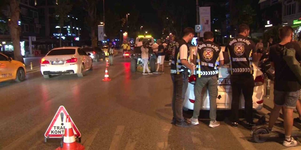 Bağdat Caddesi’nde Kurallara Uymayan Motosiklet Sürücülerine Ceza