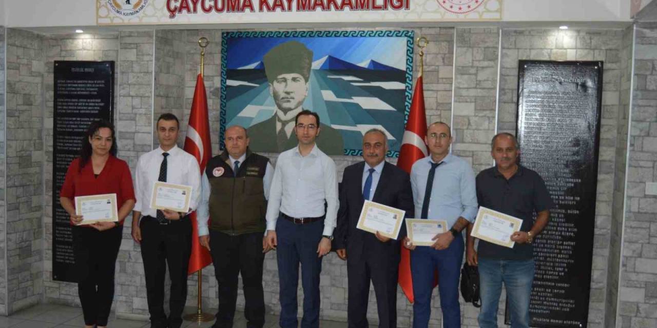 Şap Hastalığında Mücadele Eden Ekibe ‘başarı Belgesi’