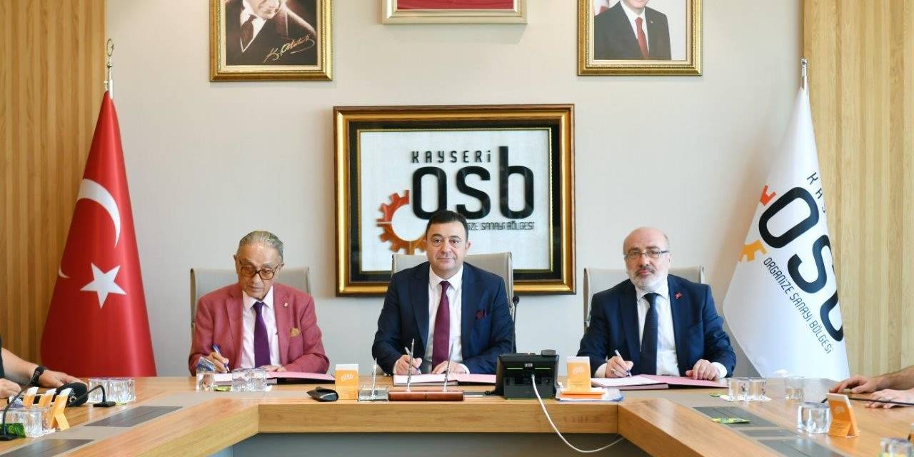 Kayseri Osb’de 3 Ayrı Eğitim Ve Öğretim Merkezi Yapımı İçin Protokol İmzalandı