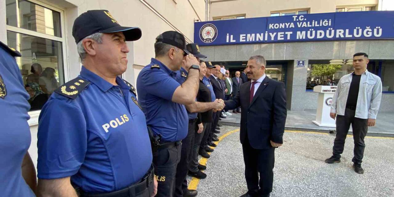 Ankara Emniyet Müdürlüğü Görevine Atanan Engin Dinç, Konya’ya Veda Etti