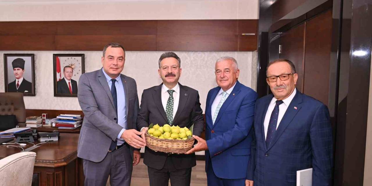 Aydın Ticaret Borsası, Vali Aksoy İle Bir Araya Geldi