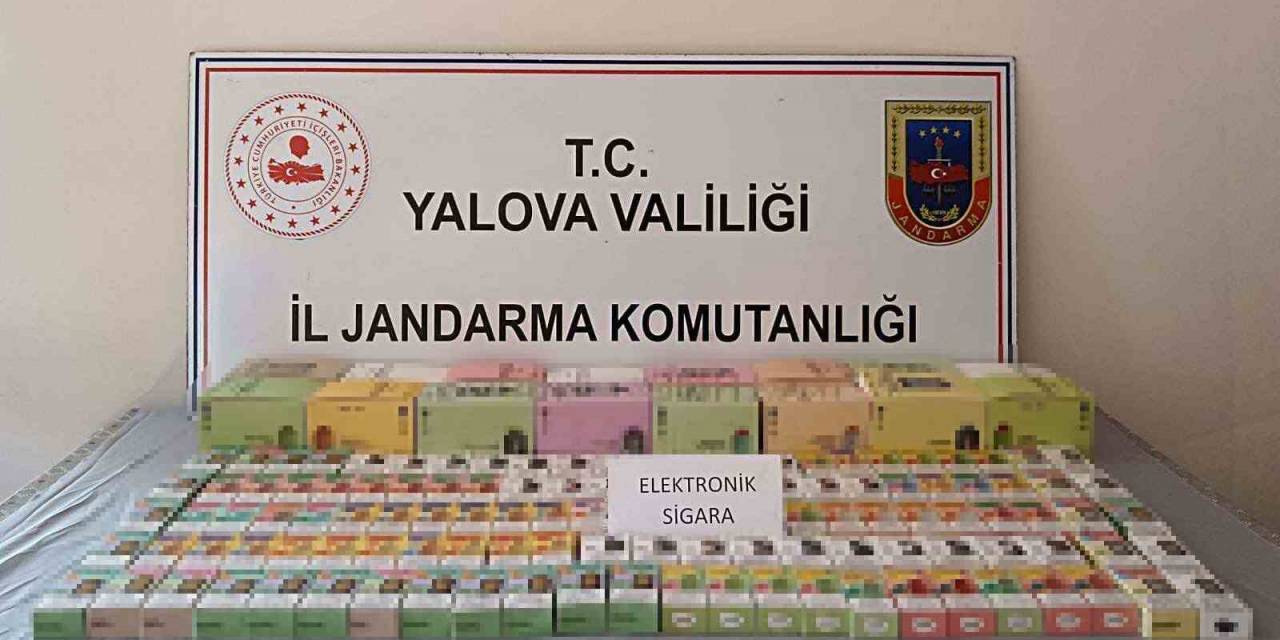 Yalova’da 180 Adet Elektronik Sigara Ele Geçirildi
