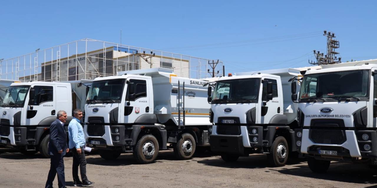 Şanlıurfa’da Belediye 40 Yeni Araç Aldı