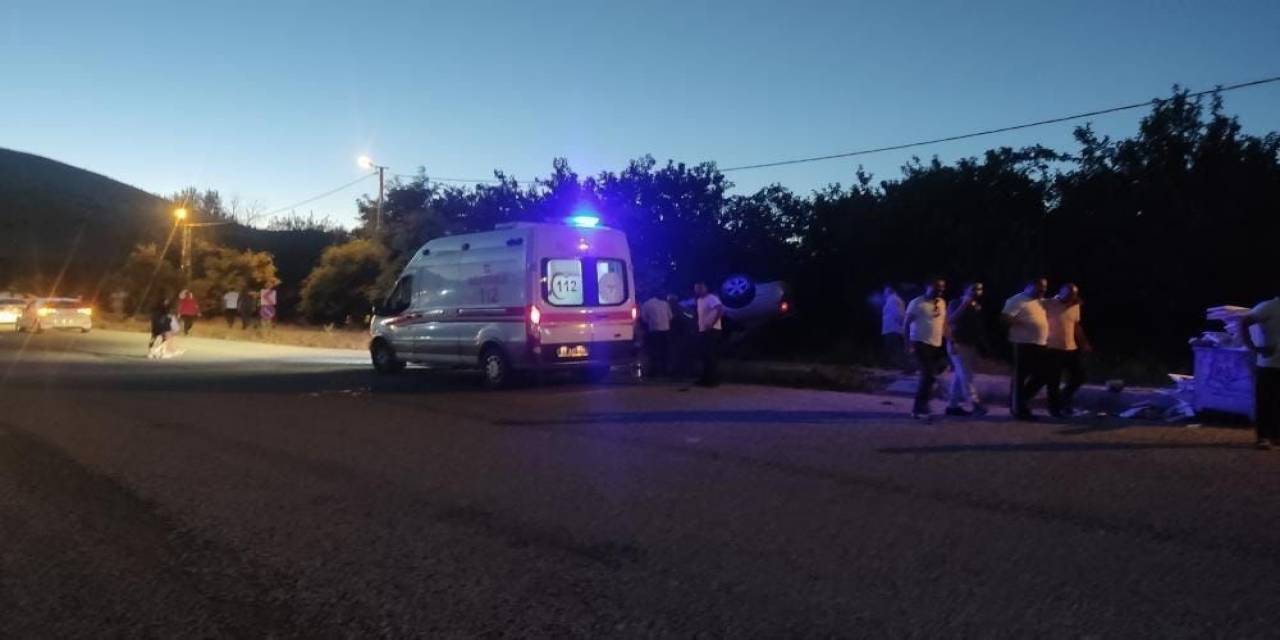 Elazığ’da Araç Takla Attı: 1 Yaralı