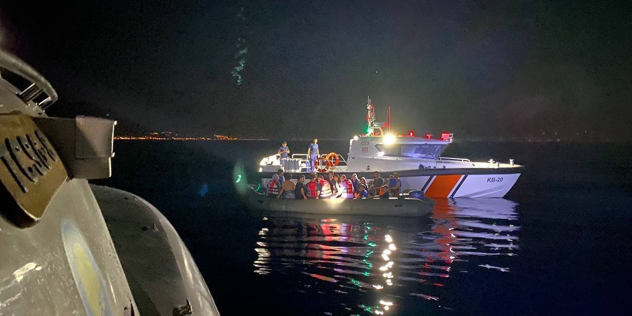 Ayvacık Açıklarında 170 Kaçak Göçmen Yakalandı