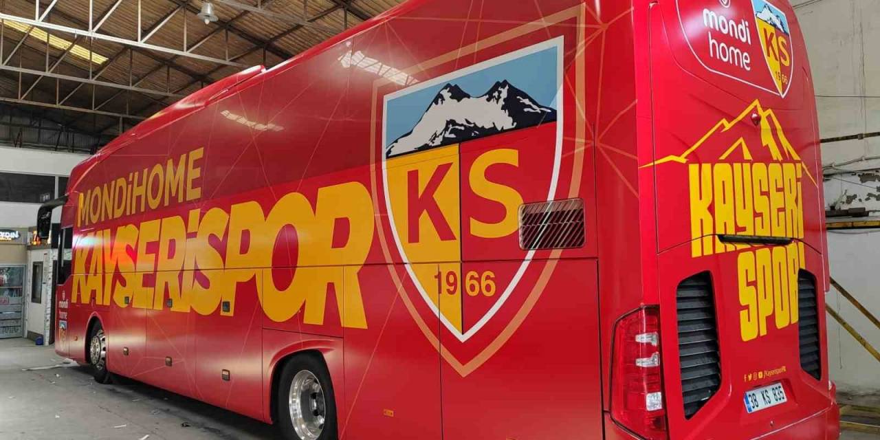 Kayserispor Otobüsüne Yeni Makyaj