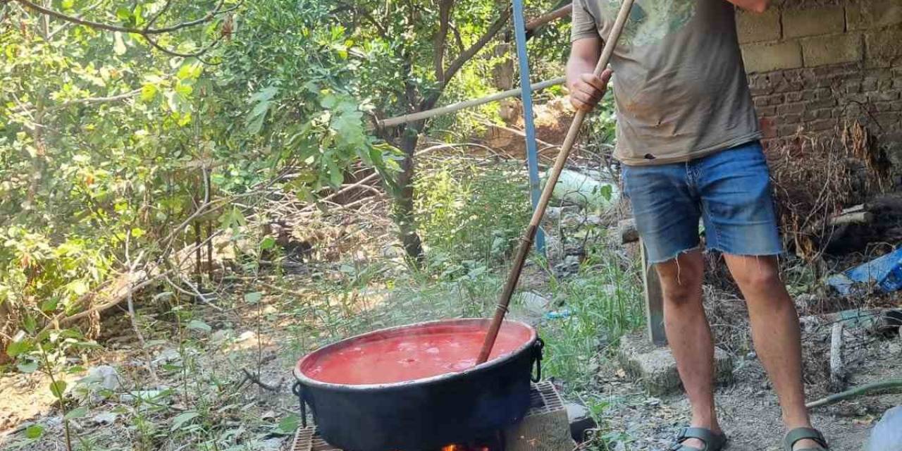 Aydın’da Salça Kazanları Kaynamaya Başladı
