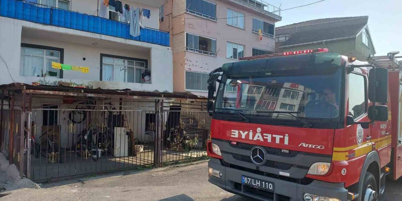 Kdz. Ereğli’de Evde Çıkan Yangın Korkuttu