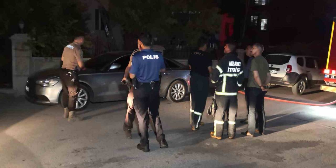Aksaray’da 8 Katlı Apartmanda Korkutan Yangın