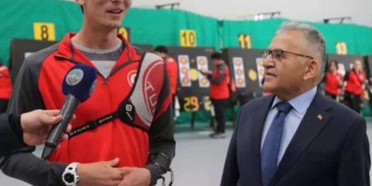 Büyükkılıç’tan Mete Gazoz’a Tebrik