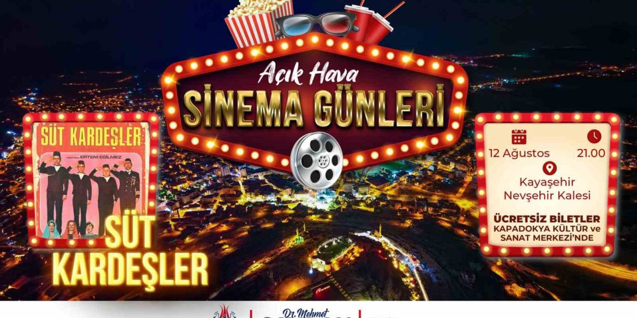 Açık Hava Sinema Günleri  ’süt Kardeşler’ Filmi İle Devam Ediyor