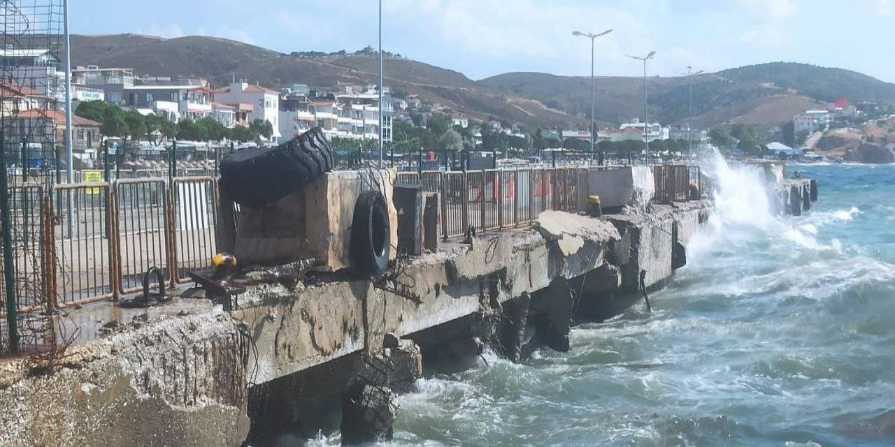 Avşa Adası’nı Fırtına Vurdu