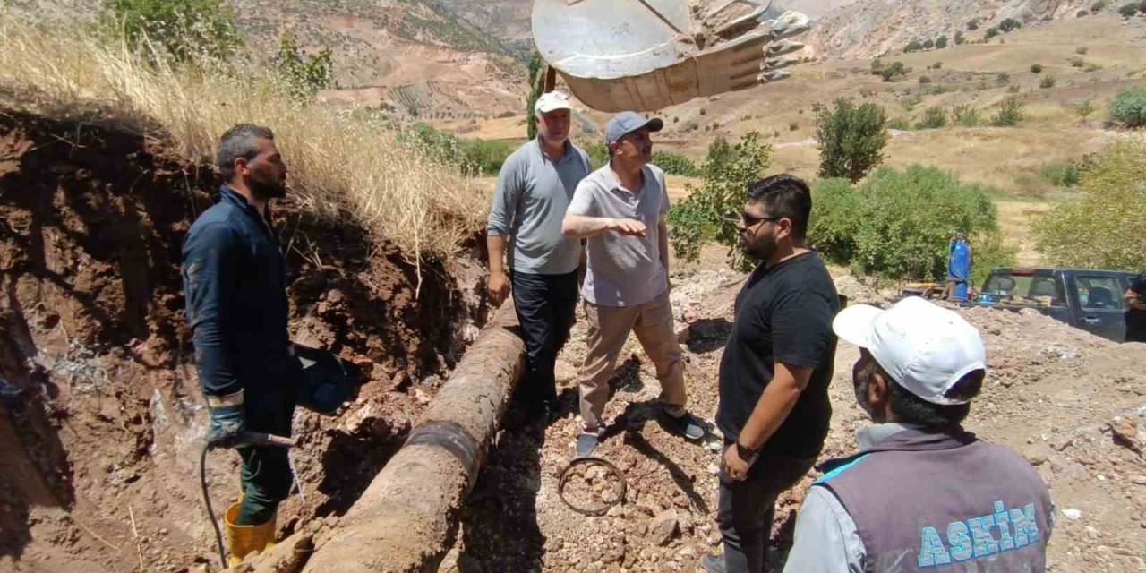 Gürlevik İçme Suyu Hattı Çalışmaları Devam Ediyor