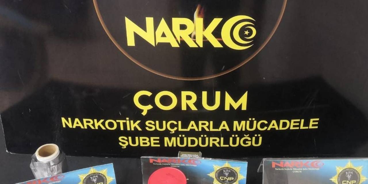Çorum Polisinden Uyuşturucu Operasyonu