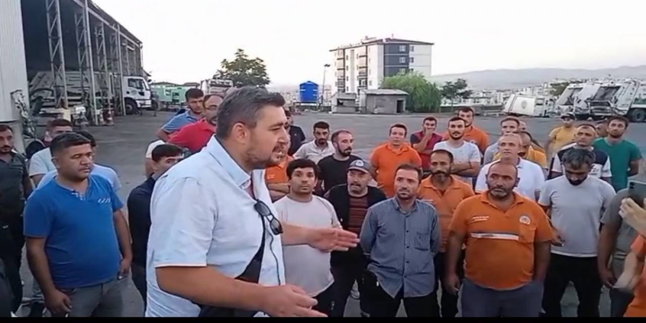 Etimesgut Belediyesi Temizlik İşleri Çalışanları Greve Gitti