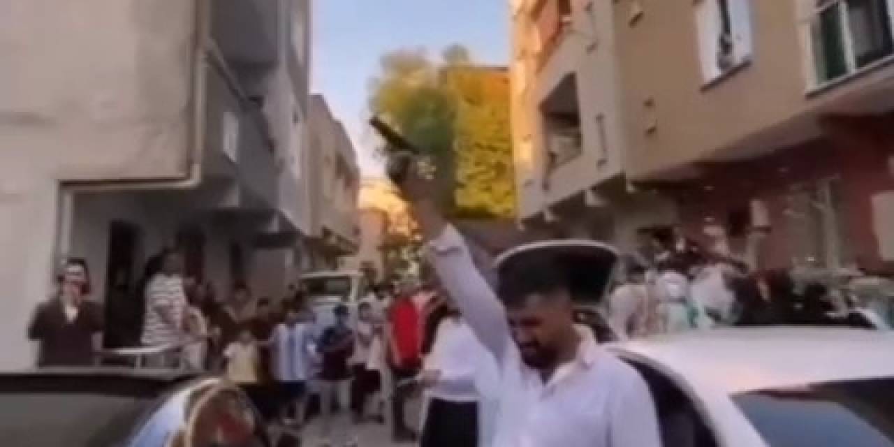Düğün Magandaları Kamerada, Sokak Arasında Arka Arkaya Ateş Açtılar