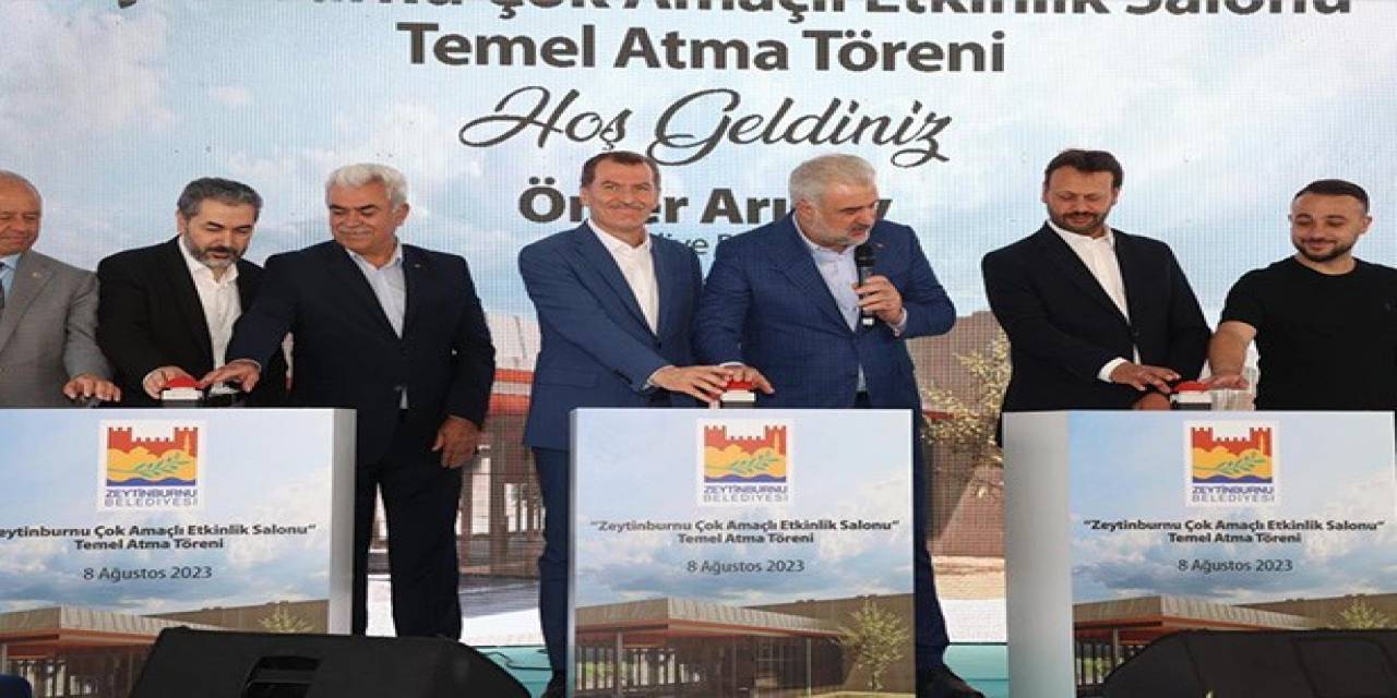 Zeytinburnu Çok Amaçlı Etkinlik Salonu’nun Temeli Atıldı