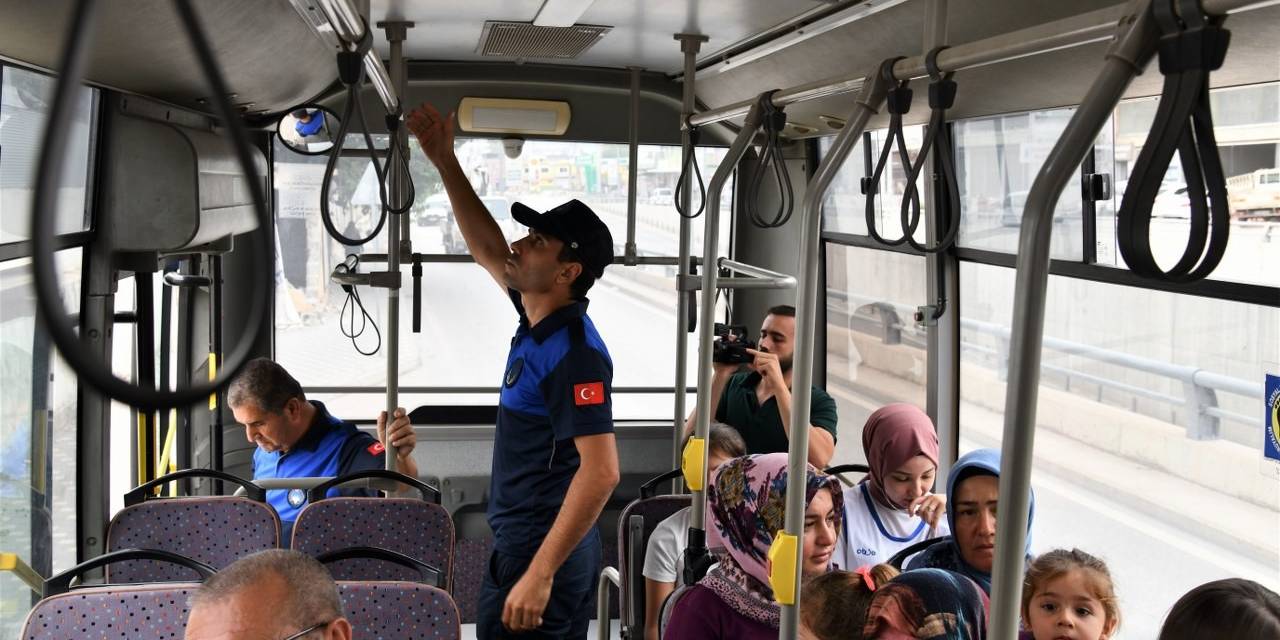 Osmaniye’de Toplu Taşıma Araçlarında Klima Denetimi Devam Ediyor