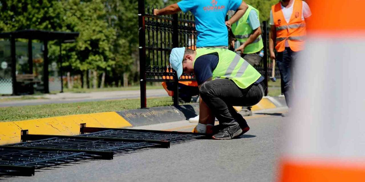 Karaman Yolu’nda Yayaların Hayatını Plastik Bariyer Koruyacak