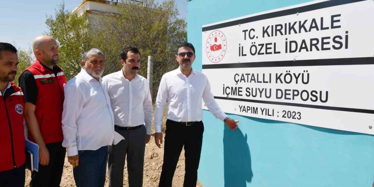 Kırıkkale’de Yeni Su Depoları Faaliyete Geçirildi