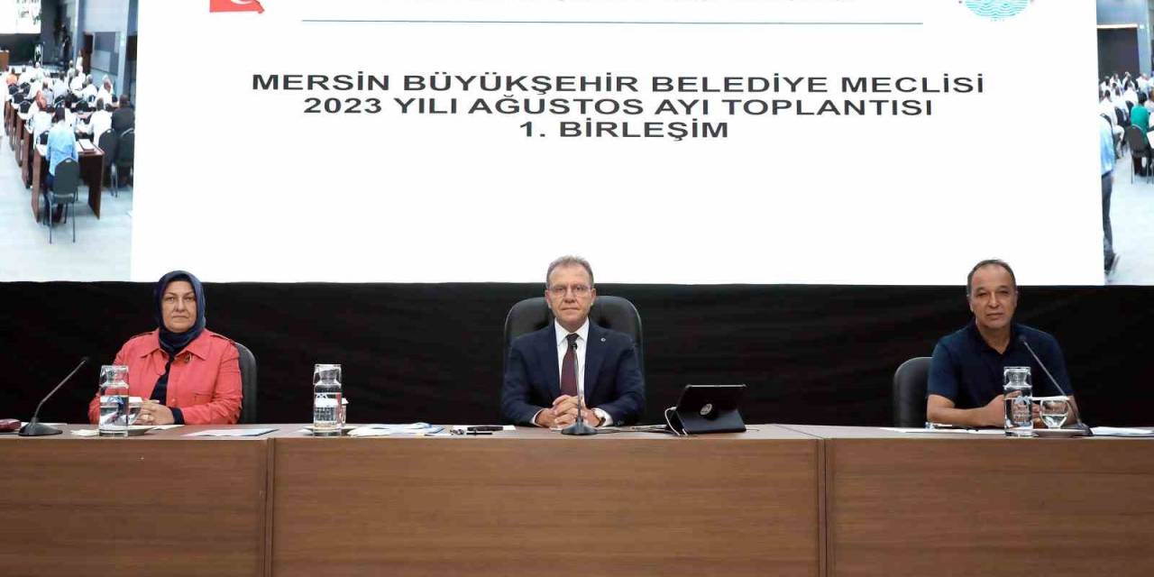 Mersin Büyükşehir Belediyesi Meclis Toplantısı Yapıldı