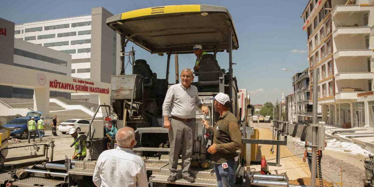 Belediye Ekiplerinin Hastane Yolu Mesaisi