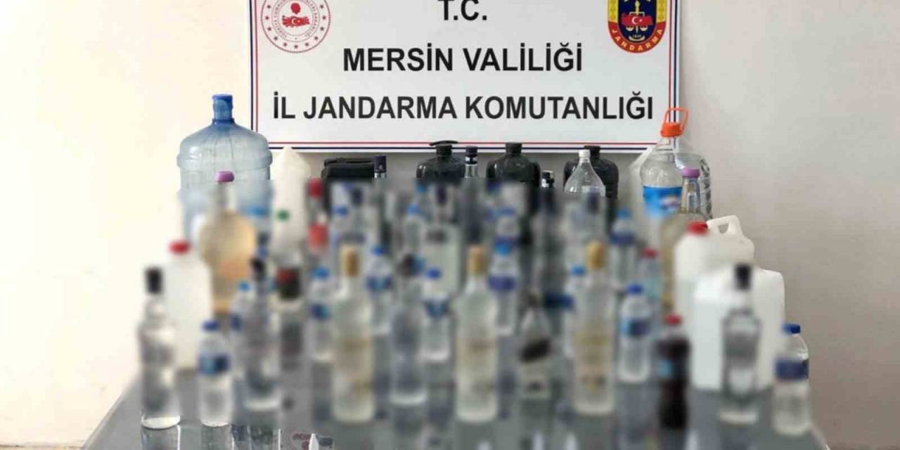 Mersin’de 100 Litre Sahte İçki Ele Geçirildi