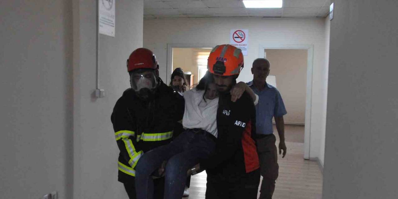 Şırnak Ptt Baş Müdürlüğünde Deprem, Yangın Ve Hırsızlık Tatbikatı Gerçekleştirildi