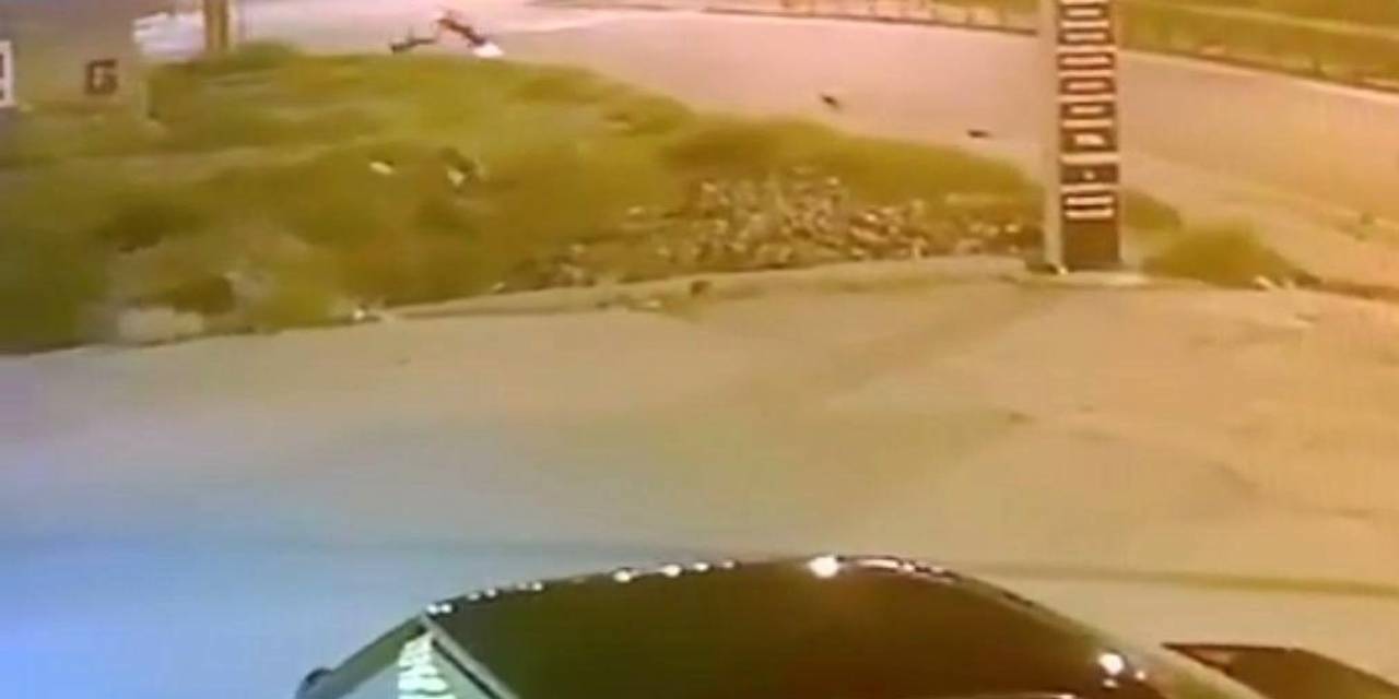Iğdır’daki Motosiklet Kazası Güvenlik Kamerasında