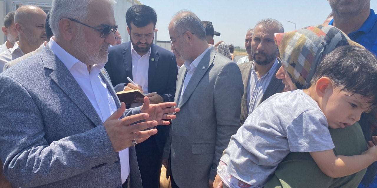 Hüda Par Genel Başkanı Yapıcıoğlu Depremzedelerle Bir Araya Geldi