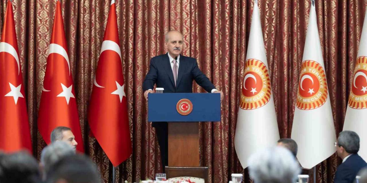 Tbmm Başkanı Kurtulmuş, 14. Büyükelçiler Konferansı Çerçevesinde Bakan Fidan Ve Beraberindeki Büyükelçileri Kabul Etti