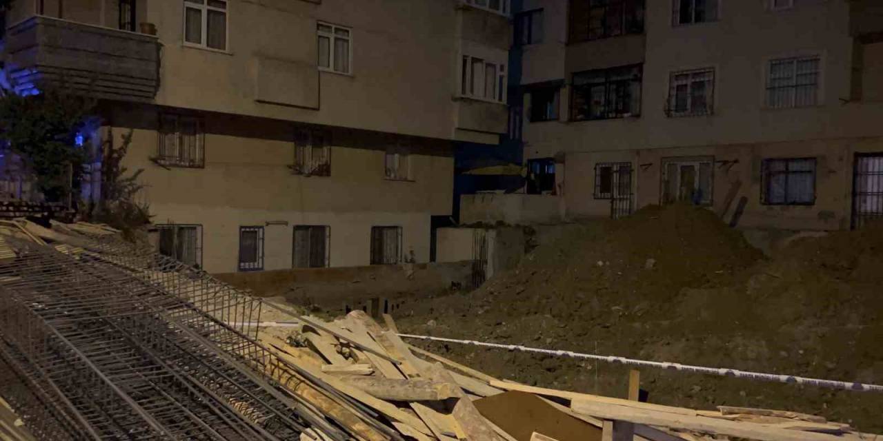Bahçelievler’de Temel Atma Çalışmalarında 8 Katlı Bina Hasar Aldı