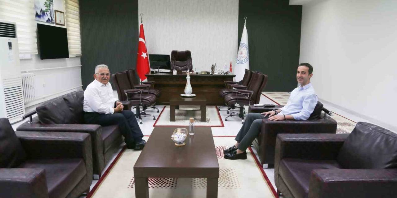 Başkan Büyükkılıç’tan Erü Tıp Fakültesi Dekanı Prof. Dr. Kemaloğlu’na Ziyaret