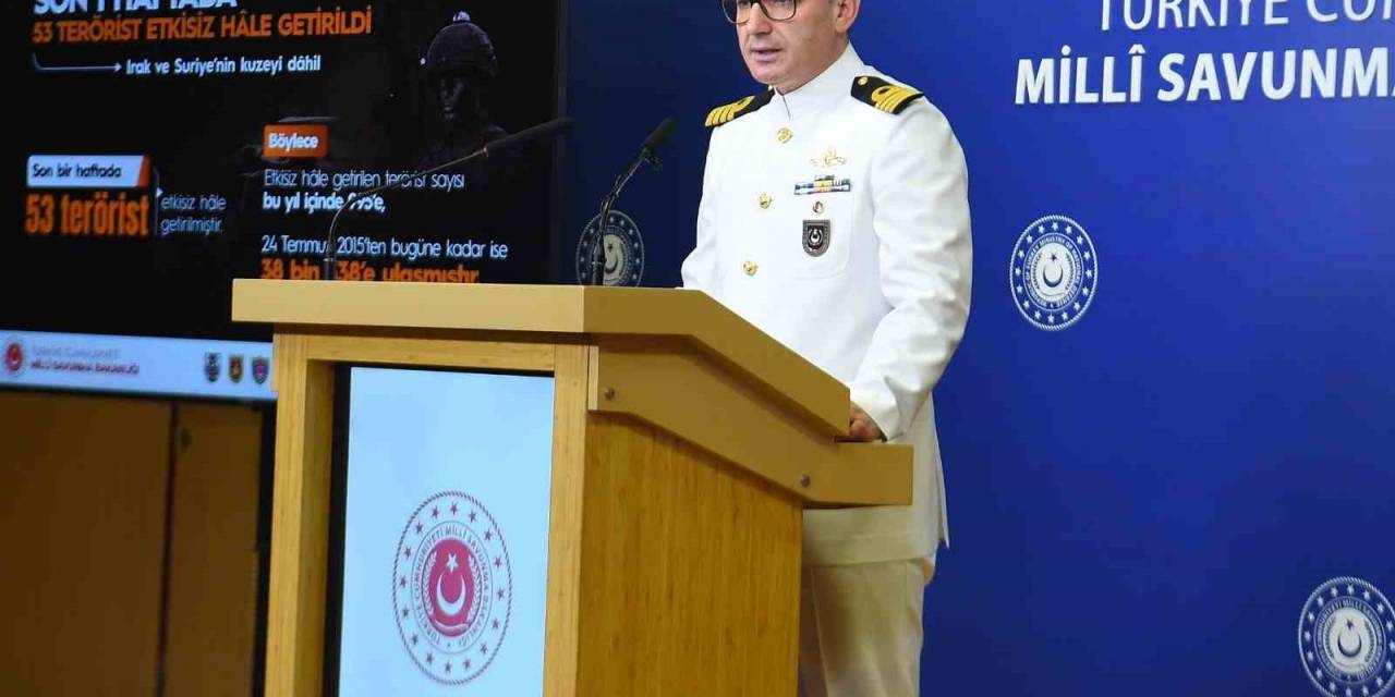 Msb: “bölücü Terör Örgütü Mensuplarınca Açılan Taciz Ateşinde Beş Kahraman Silah Arkadaşımız Şehit Olmuştur”