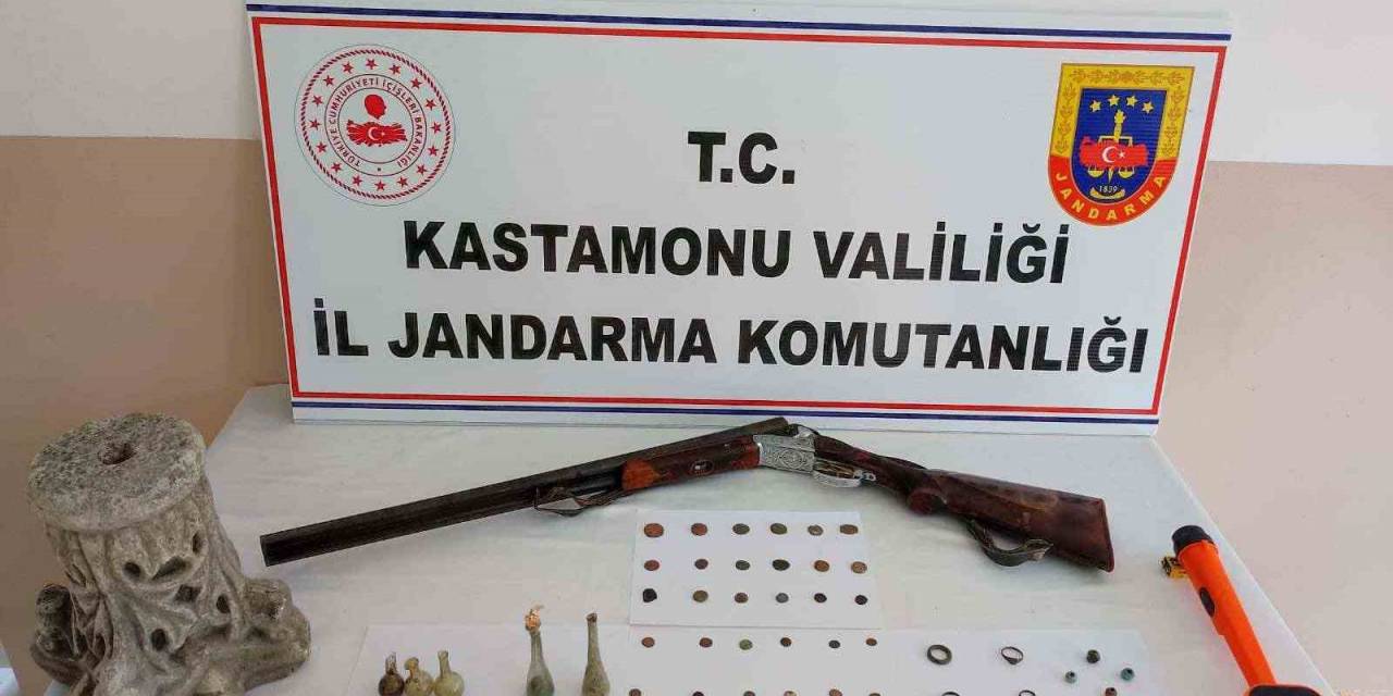 Kastamonu’da Çok Sayıda Tarihi Eser Ele Geçirildi: 1 Gözaltı
